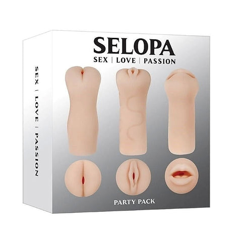 Professional PARTY PACK Strokers by Evolved - Masturbators and Strokers