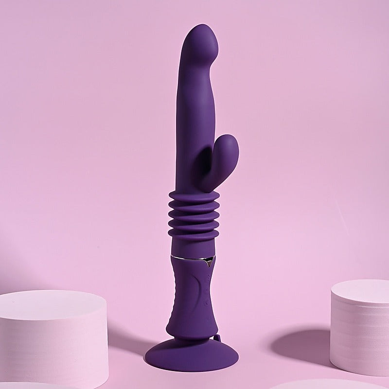 Hoppy Ending Thrusting Rabbit Vibrator by Evolved - Rabbit Vibrators