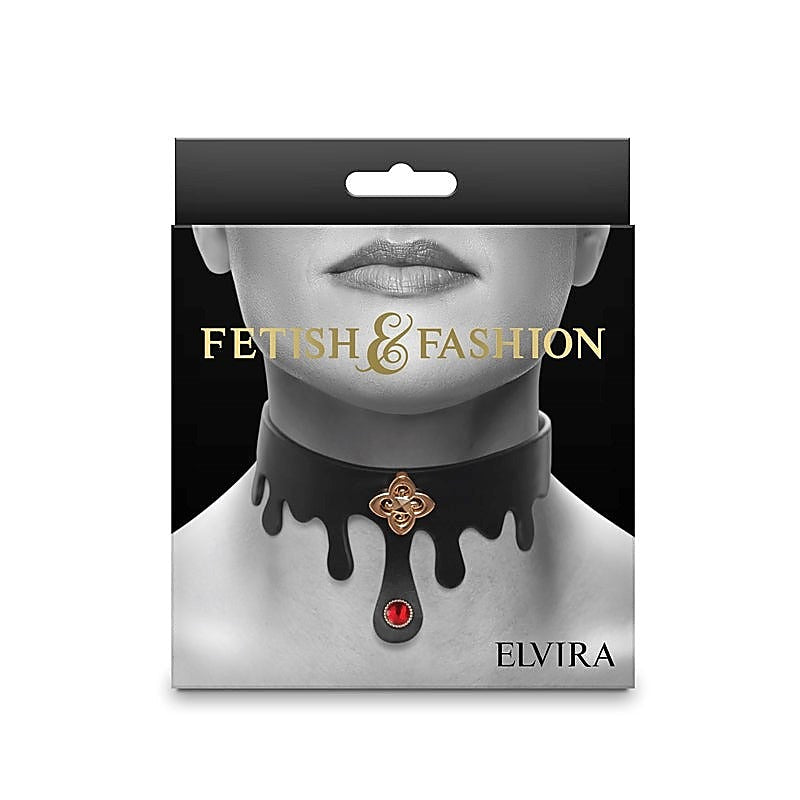 Elvira Bondage Collar by NS Novelties - Collars and Leads