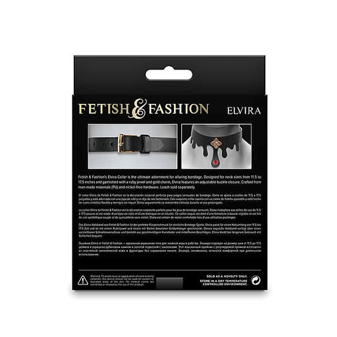 Elvira Bondage Collar by NS Novelties - Collars and Leads