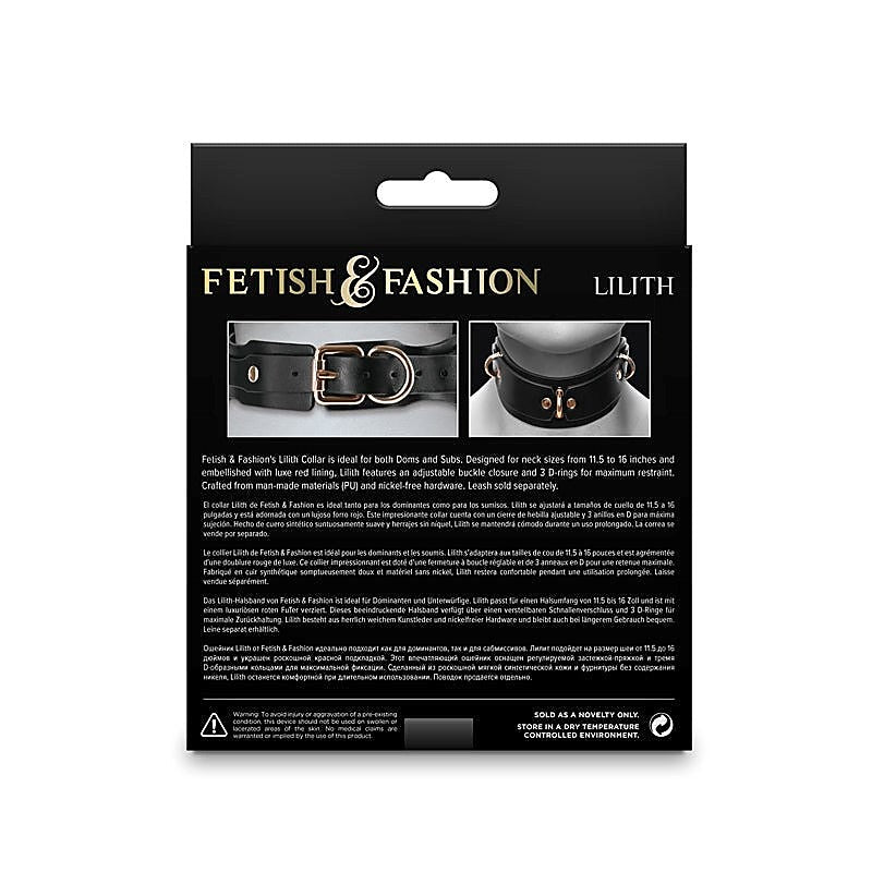 Premium Lilith BDSM Collar by NS Novelties - Collars and Leads