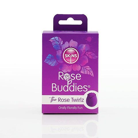 Rose Twirlz Silicone Vibrator by Skins Touch - Finger and Tongue Vibrators