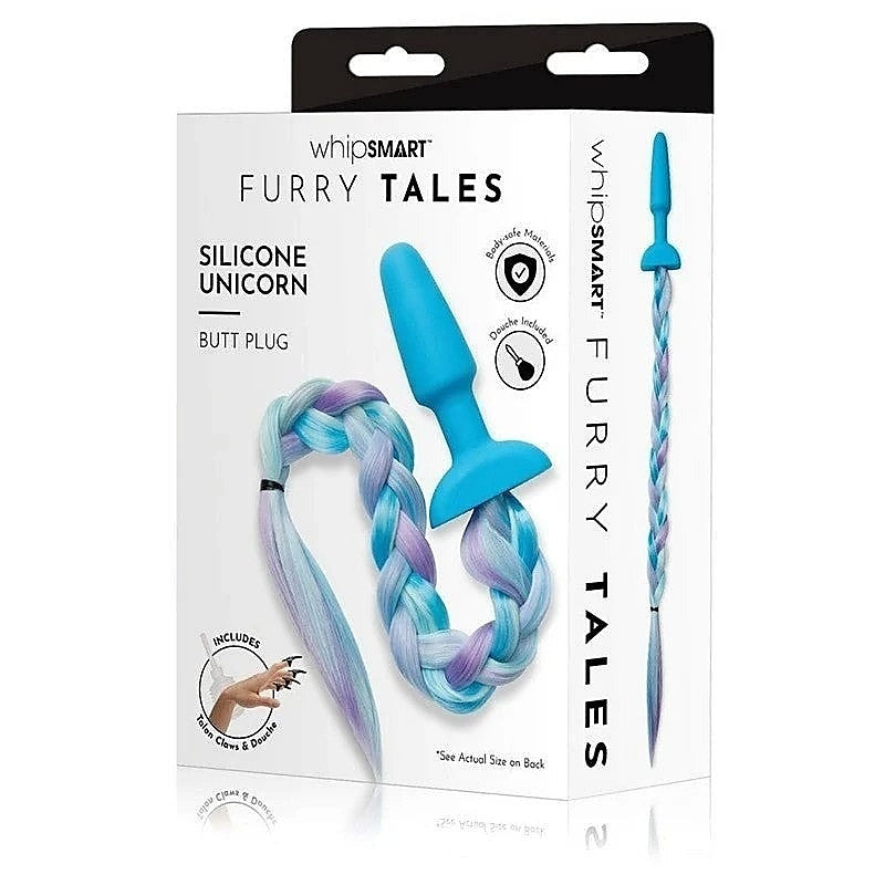 Enchanting Furry Tales Silicone Unicorn Butt Plug - Butt Plugs