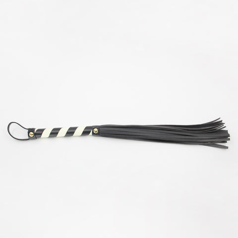 Love In Leather Medium Length Suede Flogger Purple - Whips And Crops