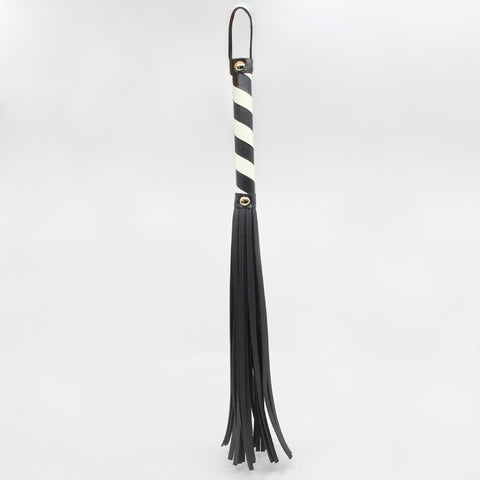 Love In Leather Medium Length Suede Flogger Purple - Whips And Crops