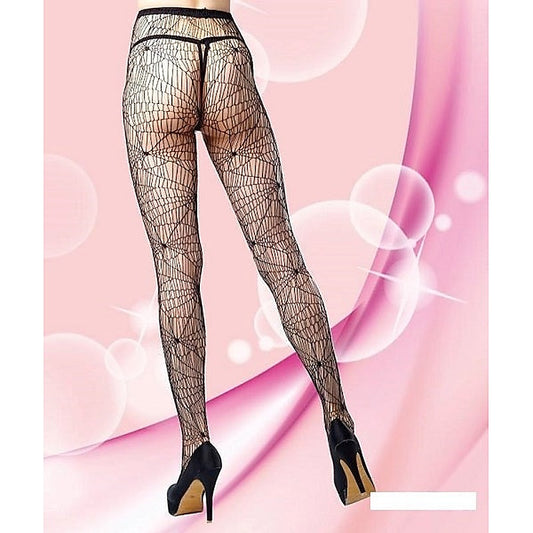Delilah Pantyhose Spiderweb Design - Hosiery