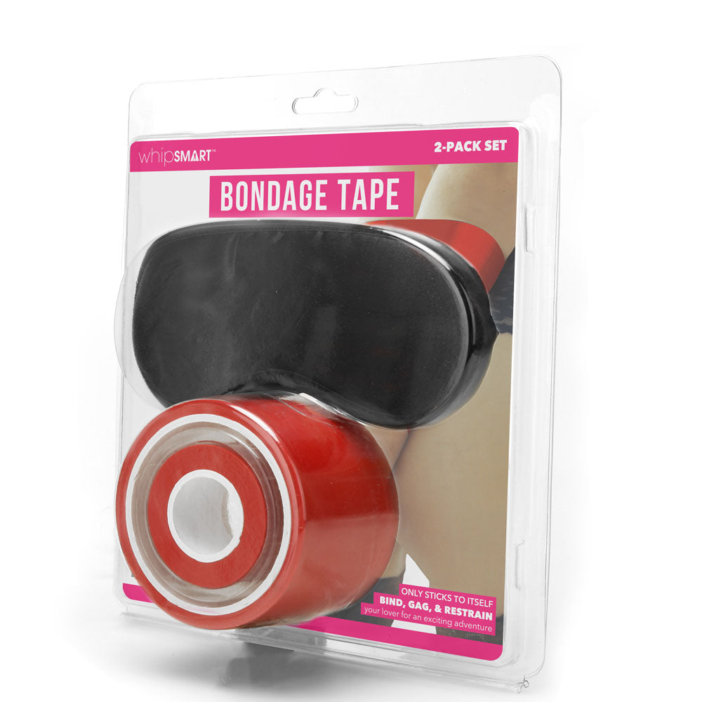 Whipsmart 30 Metre Bondage Tape With Bonus Eyemask Cuffs And Restraints