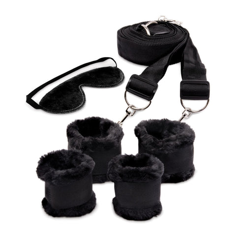 WhipSmart Fuzzy Bedroom Bondage Restraint Set - Bondage Kits