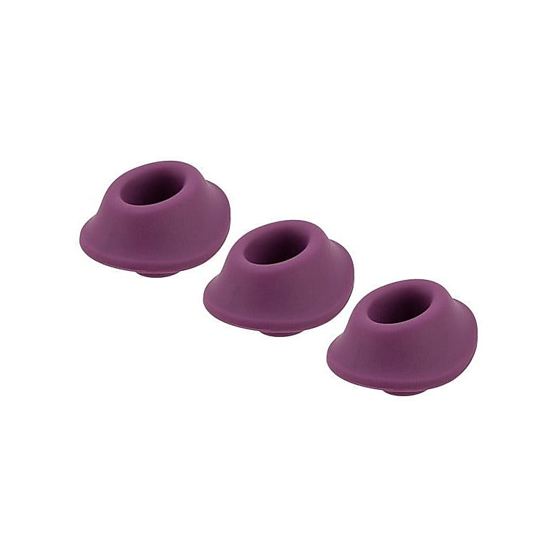 Womanizer Premium Silicone Stimulation Trio - Hypoallergenic Comfort - Vibrator Accessories