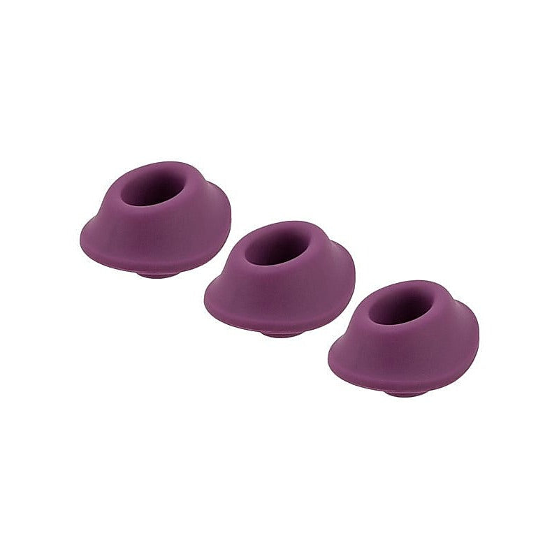 Womanizer Premium Silicone Stimulation Trio - Hypoallergenic Comfort - Vibrator Accessories