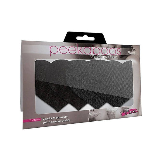 Classic Black Hearts by Xgen Products - Wigs and Gloves