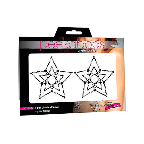Crystal Star Adult Pasties For Women by Xgen Products - Bras and Bra Sets