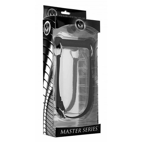 Mr. Ed Locking Silicone Bit Gag by XR Brands - Bondage Gags and Bits