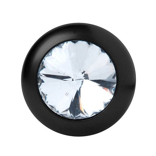 Spade Petite Jewel Aluminum Anal Plug - Steel Sex Toys