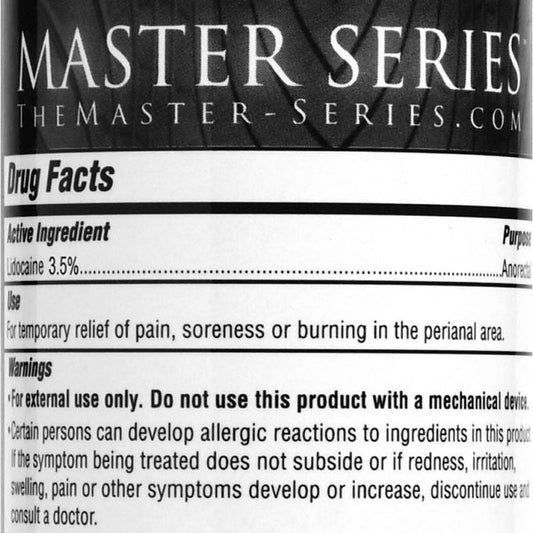 Jizz Cum Scented Anal Numbing Desensitizing Lube - Anal Lubes