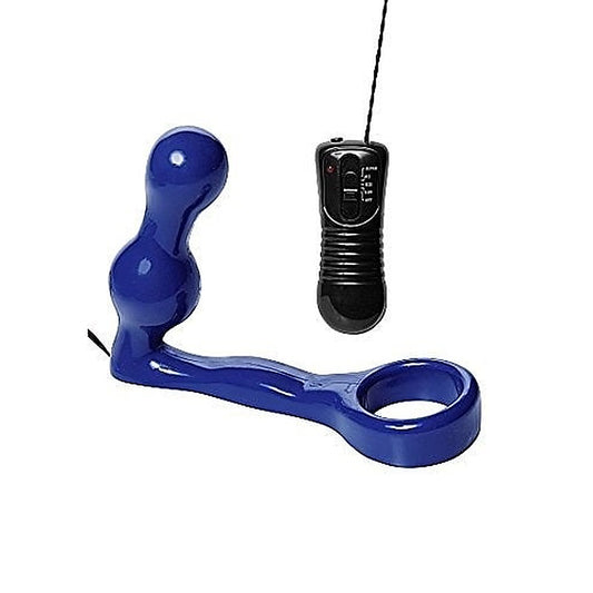 The Spire Quattro Vibrating Cock Ring with Anal Plug