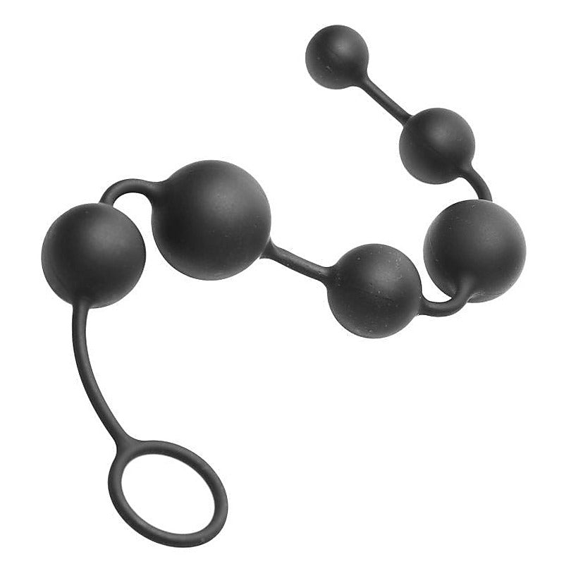 Premium Serpent 6 Silicone Beads by XR Brands - Anal Beads and Balls
