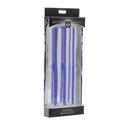 Invasion Silicone Urethral Sound Trainer Set - Penis Plugs