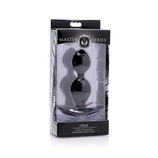 Orbs Steel Weighted Duotone Anal Plug - Butt Plugs