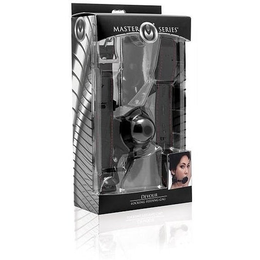 Locking Feeding Gag by XR Brands - Bondage Gags and Bits