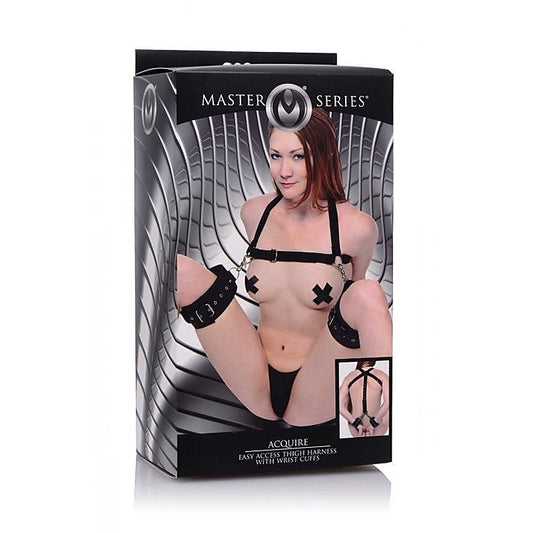 Master Series - Acquire Easy Access Thigh Restraint - Cuffs and Restraints