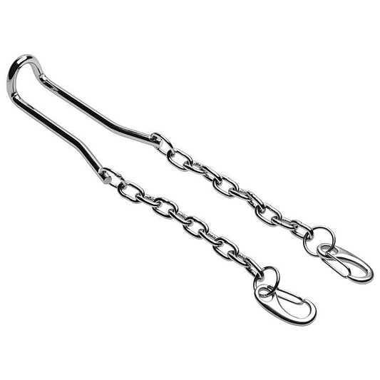 Master Series Hitch Metal Ball Stretcher - Durable Chains for Intense Play - Cock Rings