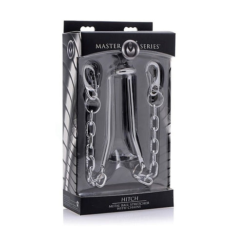 Master Series Hitch Metal Ball Stretcher by XR Brands - Cock Rings