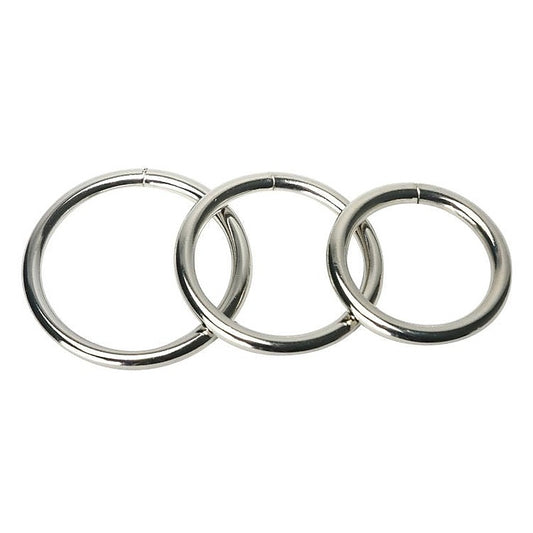 Trine Steel C-Ring - Unlock Refined Pleasure Experiences - Cock Ring Sets