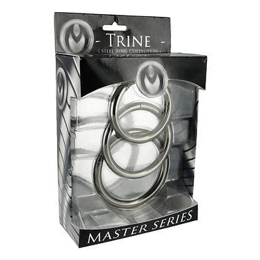 Trine Steel C-Ring - Unlock Refined Pleasure Experiences - Cock Ring Sets