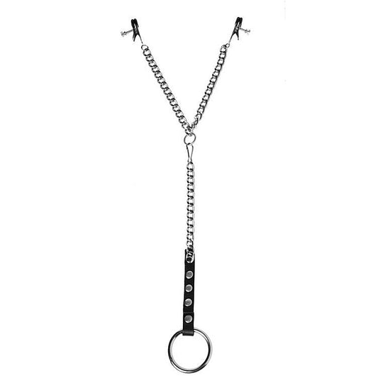 Nipple Clamps And Cock Ring Set - Cock Rings