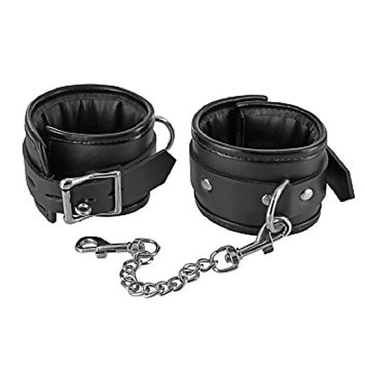 Strict Locking Padded Wrist Restraints - Chains by XR Brands