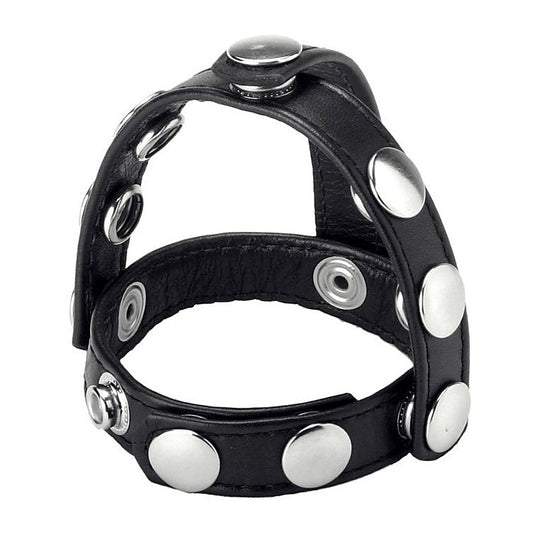Strict Snap-On Cock And Ball Harness by XR Brands - Cock Rings