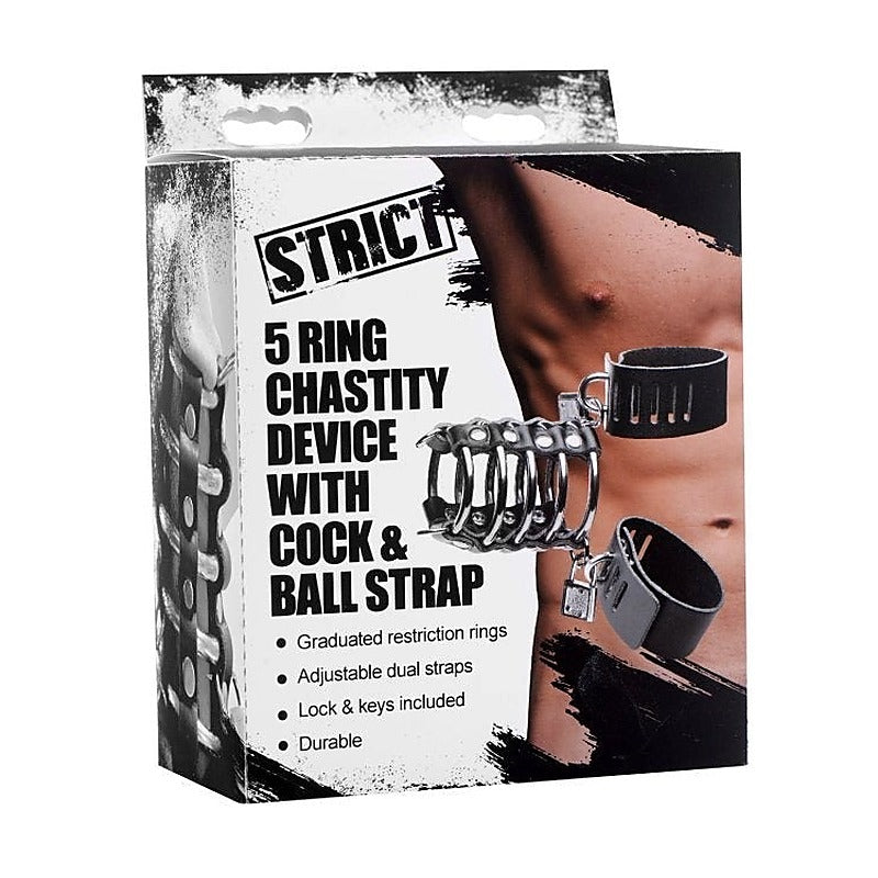 Strict Gates of Hell Chastity Device by XR Brands - Male Chastity