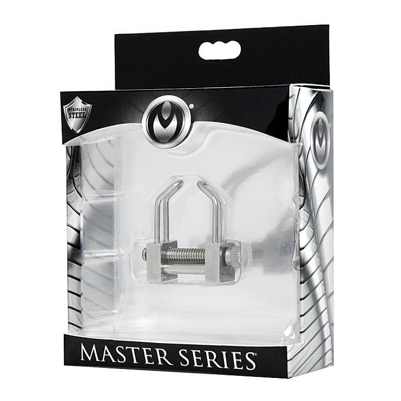 Nose Shackle Stainless Steel Silver by XR Brands - Spreaders and Hangers