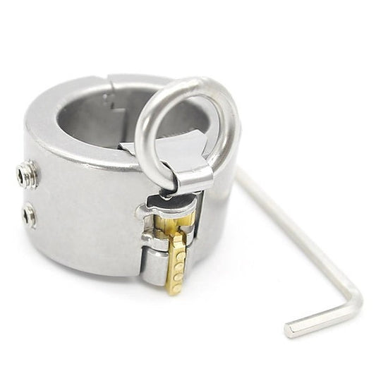 Stainless Steel BDSM Piercing Chamber - Explore Pleasure and Pain - Ball and Cock Toys