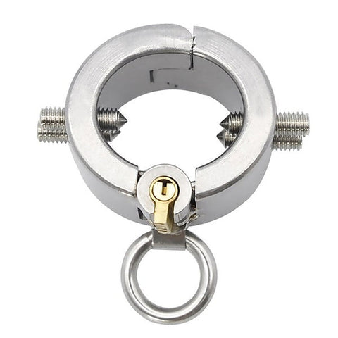 Stainless Steel BDSM Piercing Chamber by BDStyle - Ball and Cock Toys