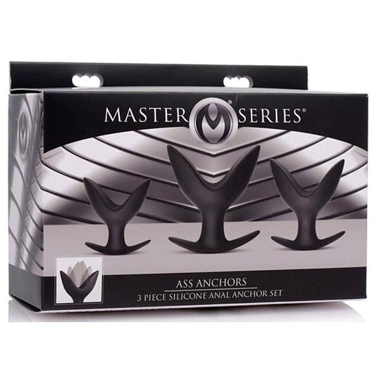 Ass Anchors 3 Piece Silicone Anal Anchor Set