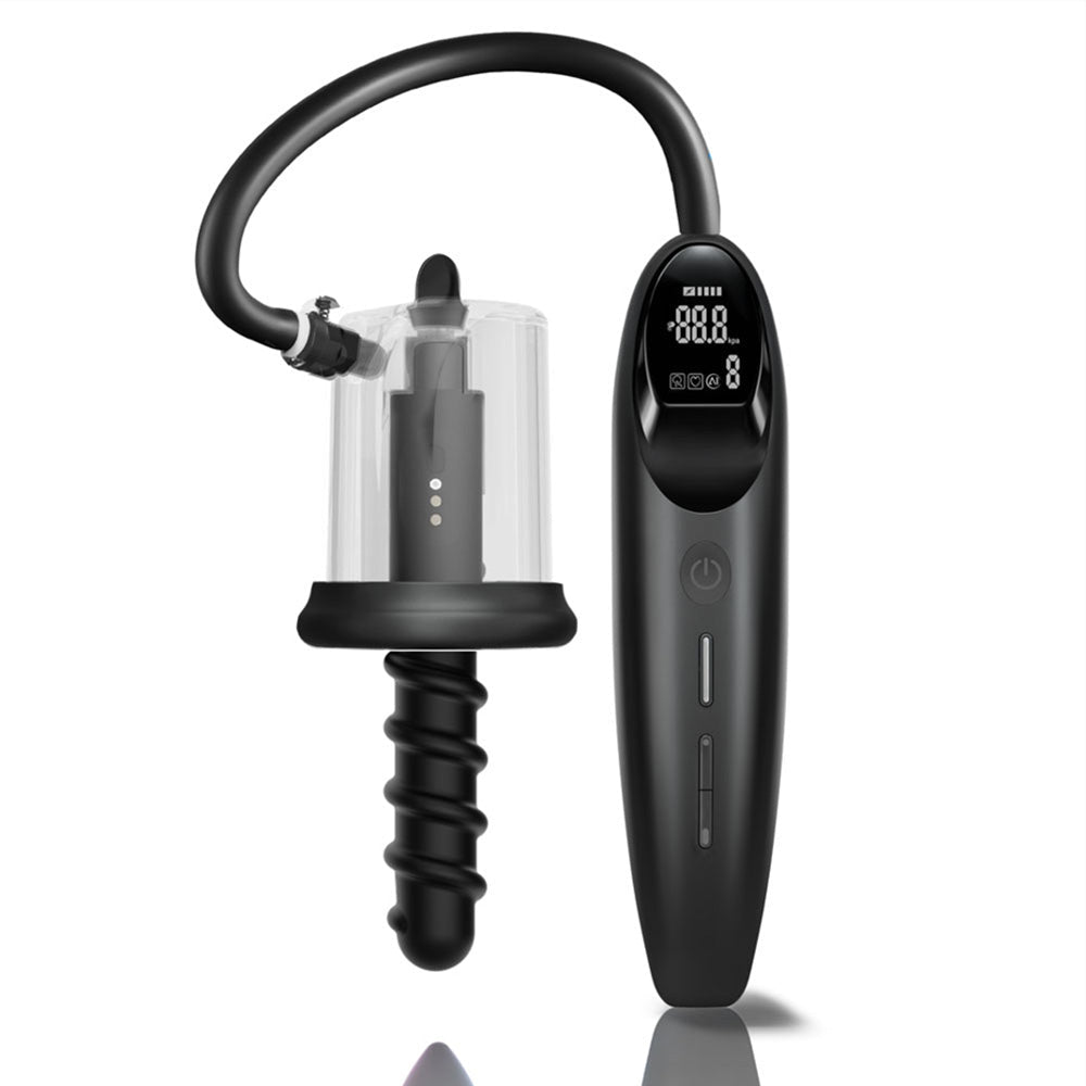 Shots LuvPump RosCup Pro Smart Anal Pump with Vibrating Probe - Penis Pumps And Stretchers