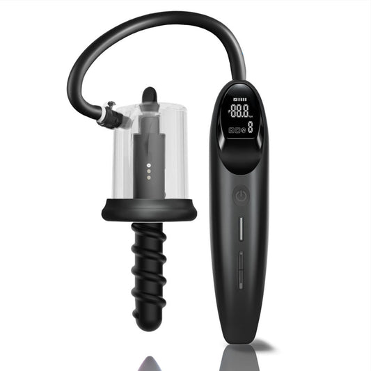Shots LuvPump RosCup Pro Smart Anal Pump with Vibrating Probe - Penis Pumps And Stretchers
