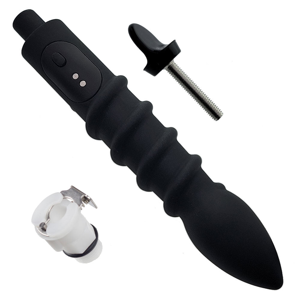 Shots LuvPump RosCup Pro Smart Anal Pump with Vibrating Probe - Penis Pumps And Stretchers