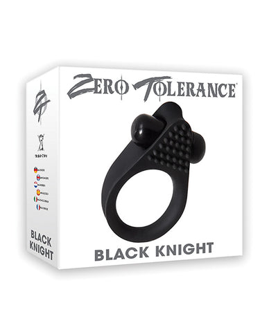 Zero Tolerance Black Knight Vibrating Cock Ring - Vibrating Cock Rings
