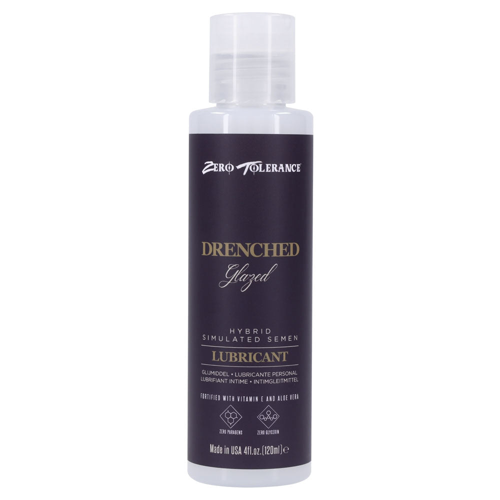 Zero Tolerance DRENCHED GLAZED Hybrid Adult Lubricant 120ml Massage Oils and Lubricants