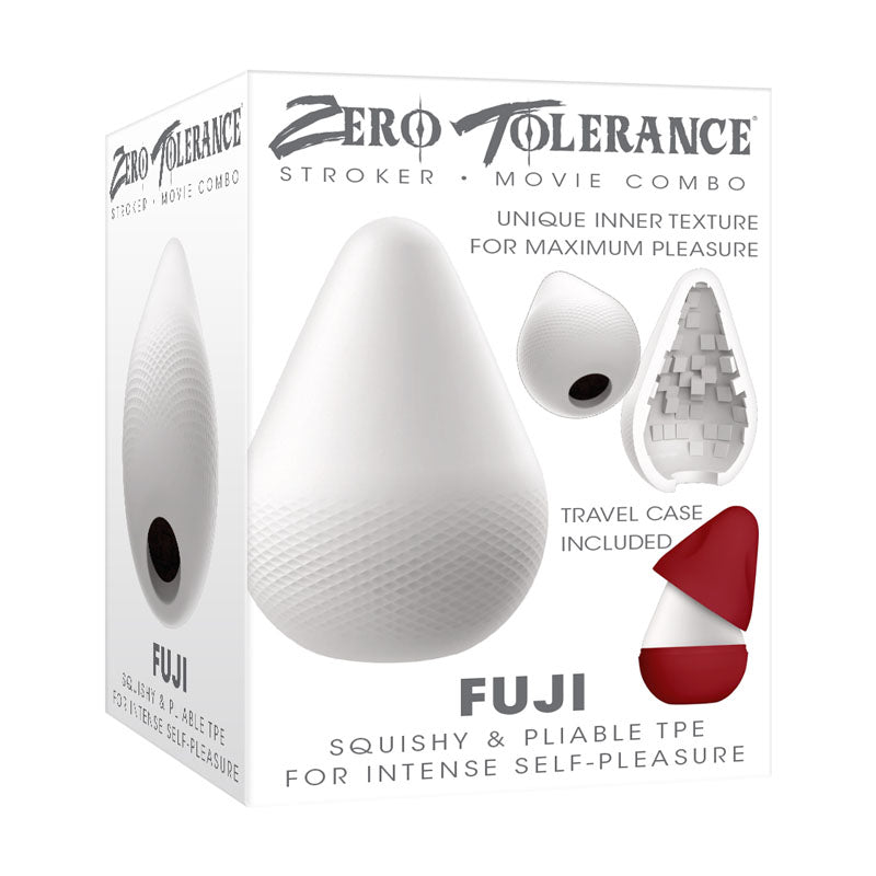 Zero Tolerance FUJI Mini Male Stroker Egg White Masturbators and Strokers