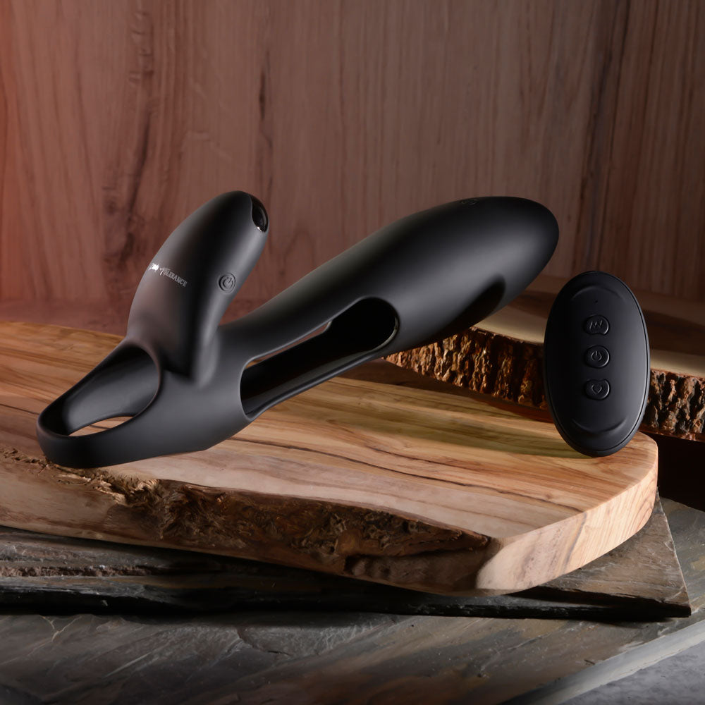 Zero Tolerance NAUTILUS Vibrating Penis Extender Sleeve Black Penis Sleeves and Extenders