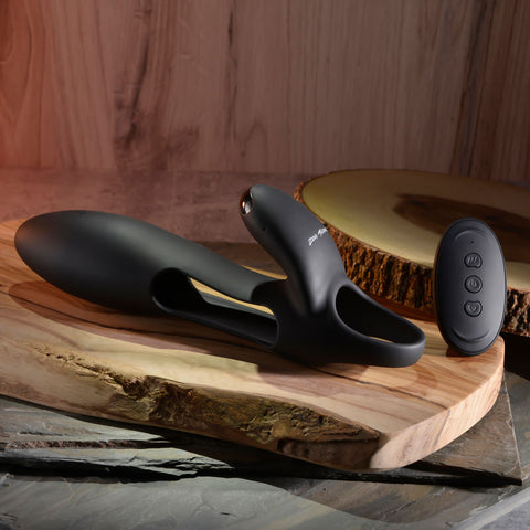 Zero Tolerance NAUTILUS Vibrating Penis Extender Sleeve Black - Penis Sleeves and Extenders