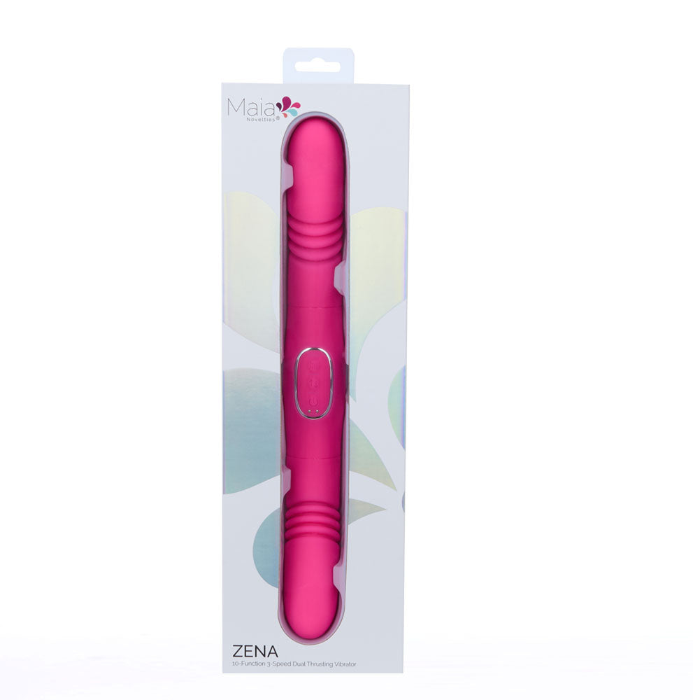 Maia ZENA USB Rechargeable Double Enided Thrusting Vibrator Double Ender