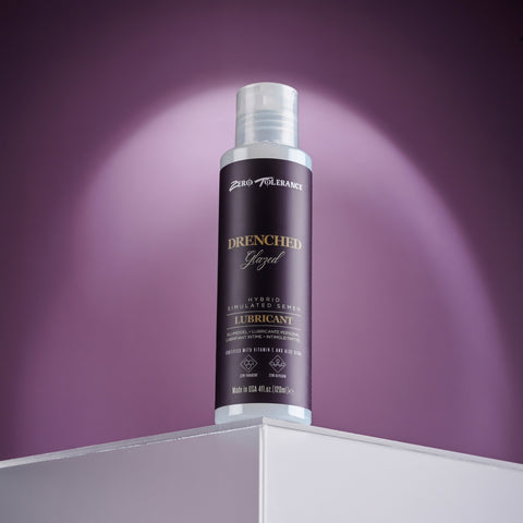 Zero Tolerance DRENCHED GLAZED Hybrid Adult Lubricant 120ml - Massage Oils and Lubricants