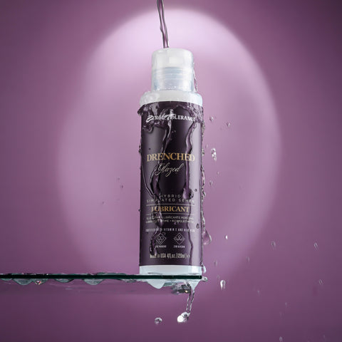 Zero Tolerance DRENCHED GLAZED Hybrid Adult Lubricant 120ml - Massage Oils and Lubricants