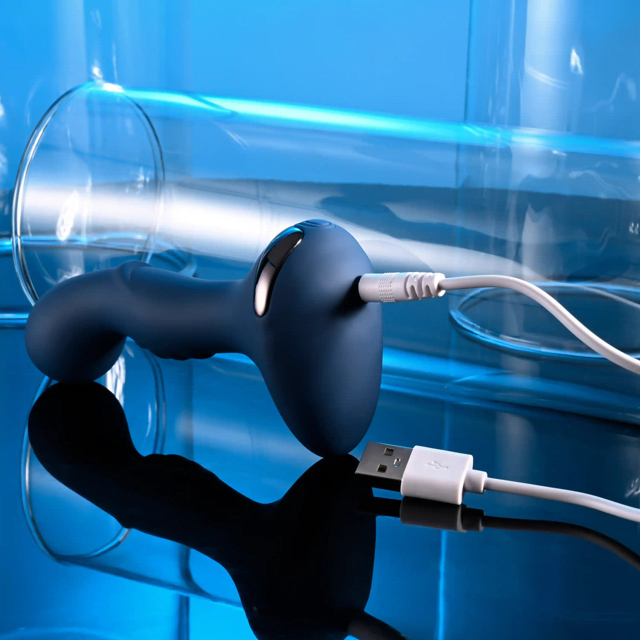Zero Tolerance BLUE OASIS Vibrating Anal Plug Blue Butt Plugs
