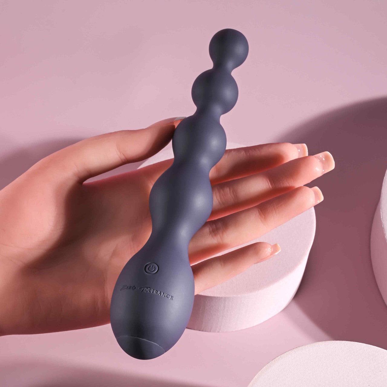 Zero Tolerance Rumpy Bumpy Vibrating Anal Bead Purple Anal Beads and Balls